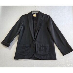 Vintage Sportswear Connection Blazer Womens PS Cotton Blend Single Breast Casual